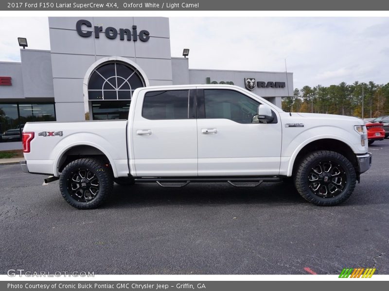 Oxford White / Light Camel 2017 Ford F150 Lariat SuperCrew 4X4