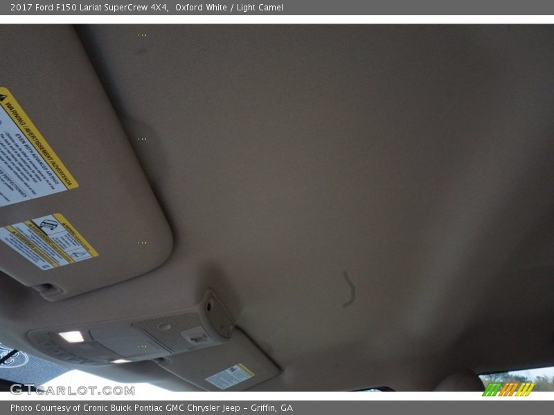 Oxford White / Light Camel 2017 Ford F150 Lariat SuperCrew 4X4