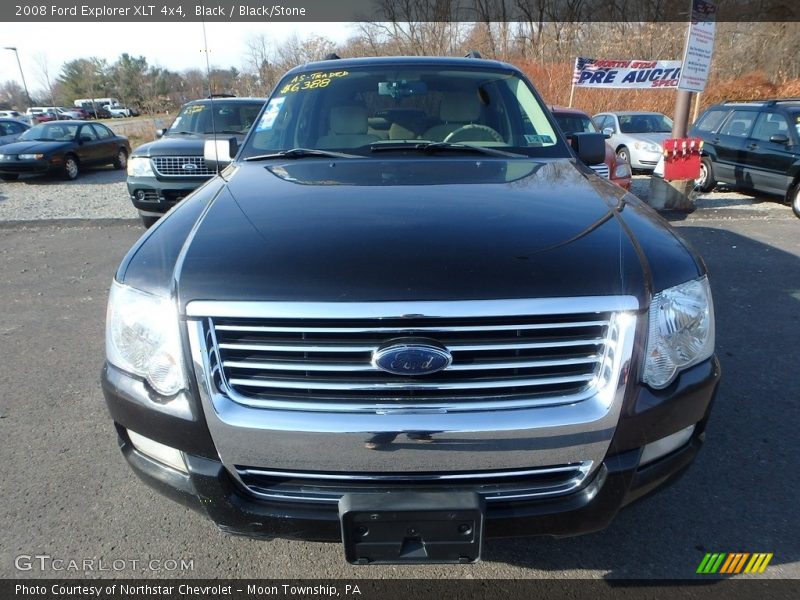 Black / Black/Stone 2008 Ford Explorer XLT 4x4