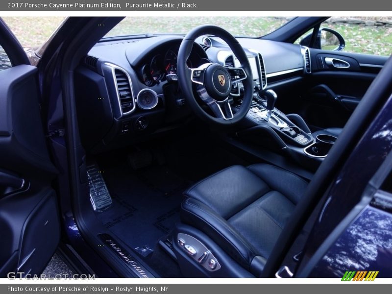Purpurite Metallic / Black 2017 Porsche Cayenne Platinum Edition