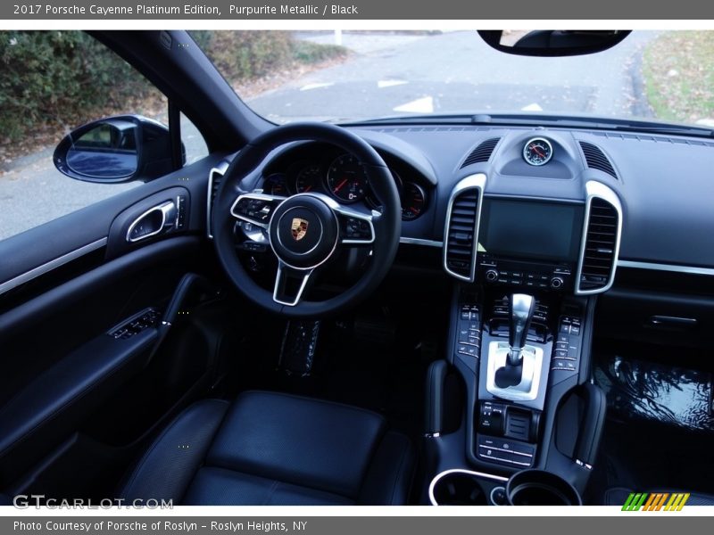 Purpurite Metallic / Black 2017 Porsche Cayenne Platinum Edition