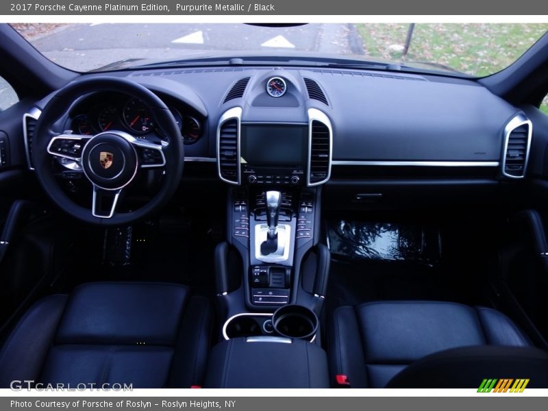 Purpurite Metallic / Black 2017 Porsche Cayenne Platinum Edition