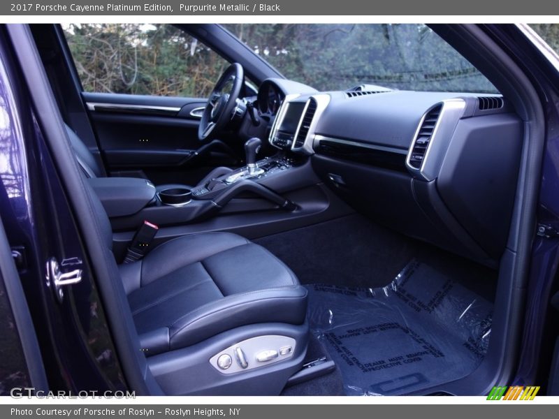 Purpurite Metallic / Black 2017 Porsche Cayenne Platinum Edition