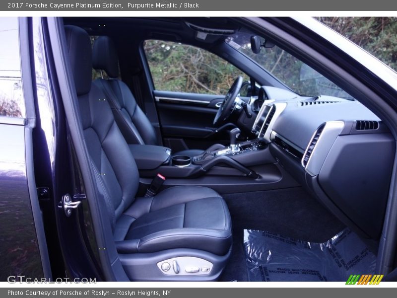 Purpurite Metallic / Black 2017 Porsche Cayenne Platinum Edition