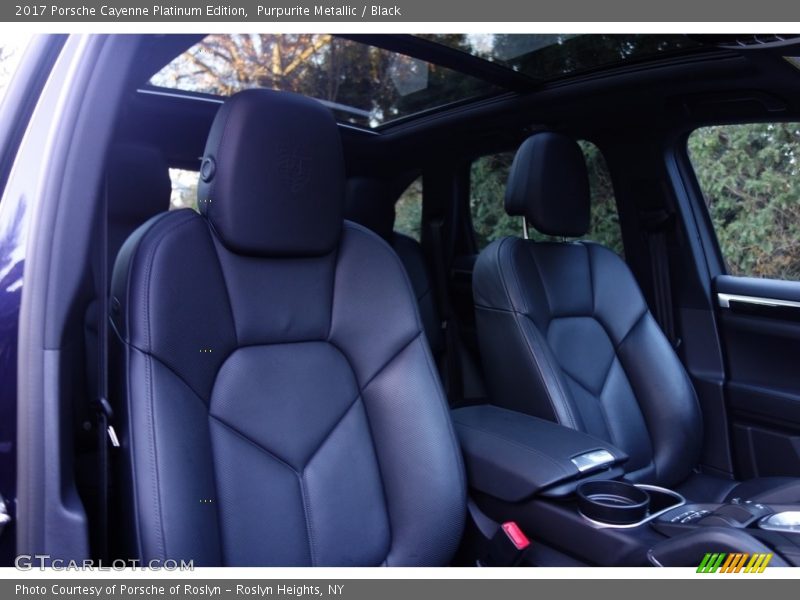 Purpurite Metallic / Black 2017 Porsche Cayenne Platinum Edition