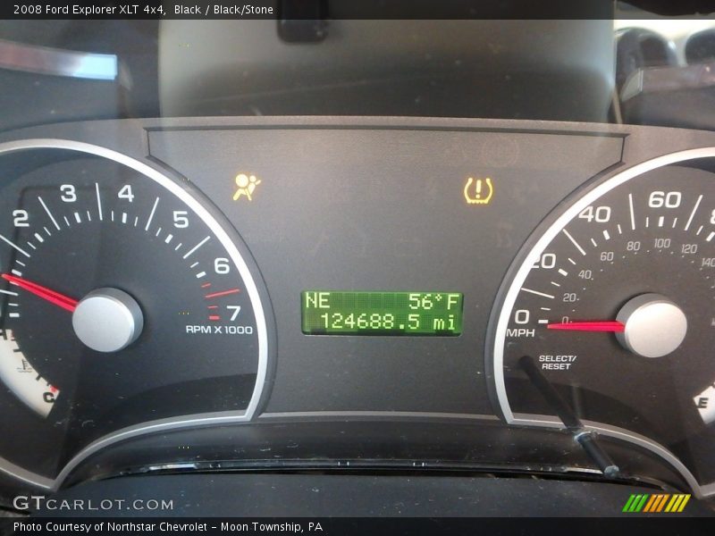 Black / Black/Stone 2008 Ford Explorer XLT 4x4