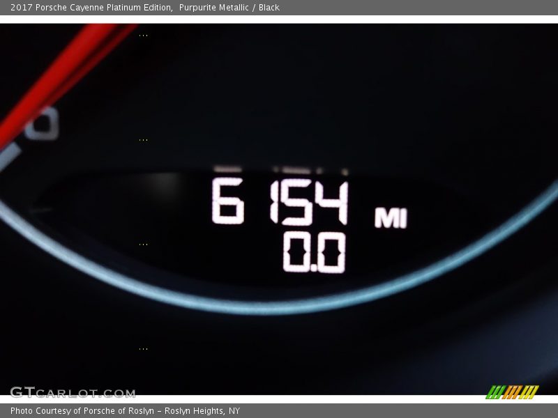 Purpurite Metallic / Black 2017 Porsche Cayenne Platinum Edition
