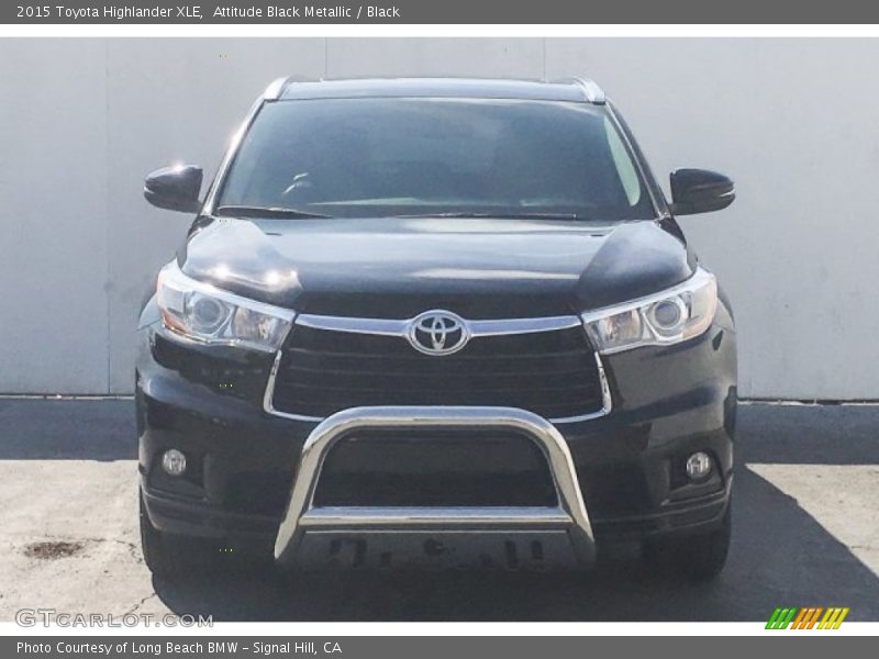 Attitude Black Metallic / Black 2015 Toyota Highlander XLE