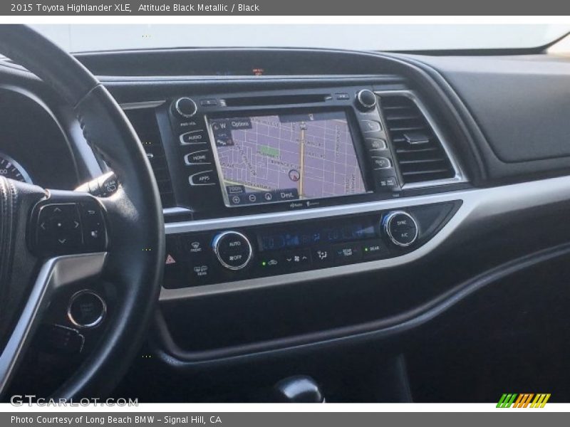Attitude Black Metallic / Black 2015 Toyota Highlander XLE
