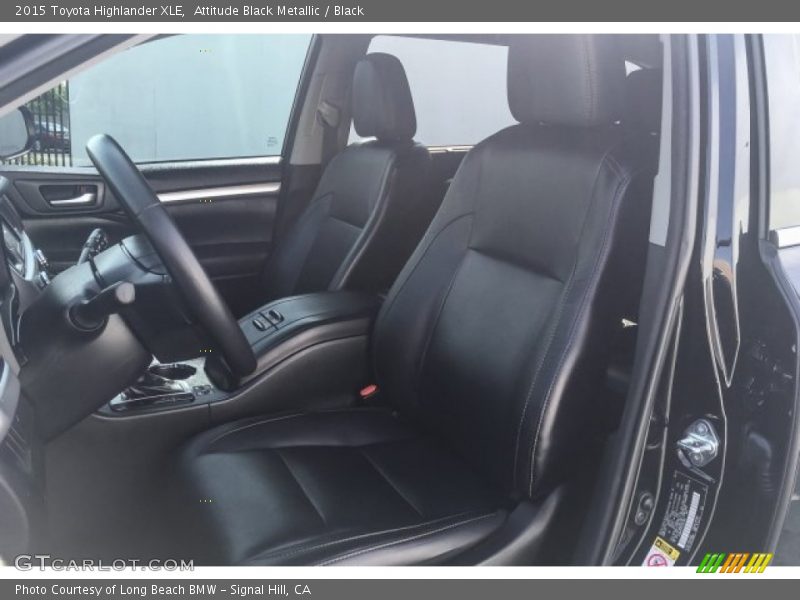 Attitude Black Metallic / Black 2015 Toyota Highlander XLE