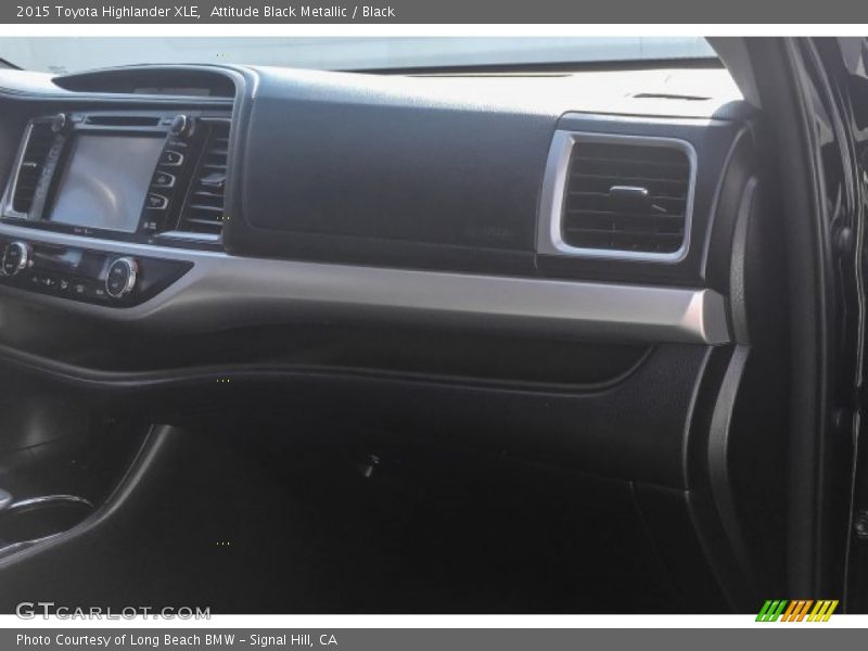 Attitude Black Metallic / Black 2015 Toyota Highlander XLE