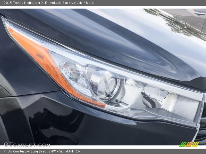 Attitude Black Metallic / Black 2015 Toyota Highlander XLE