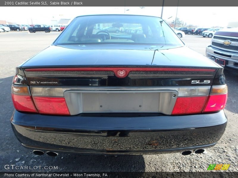 Sable Black / Black 2001 Cadillac Seville SLS