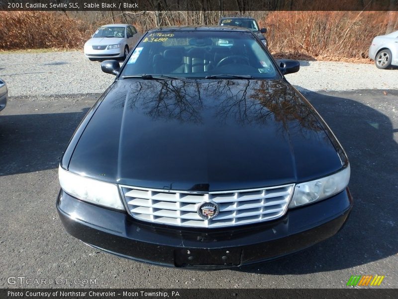 Sable Black / Black 2001 Cadillac Seville SLS