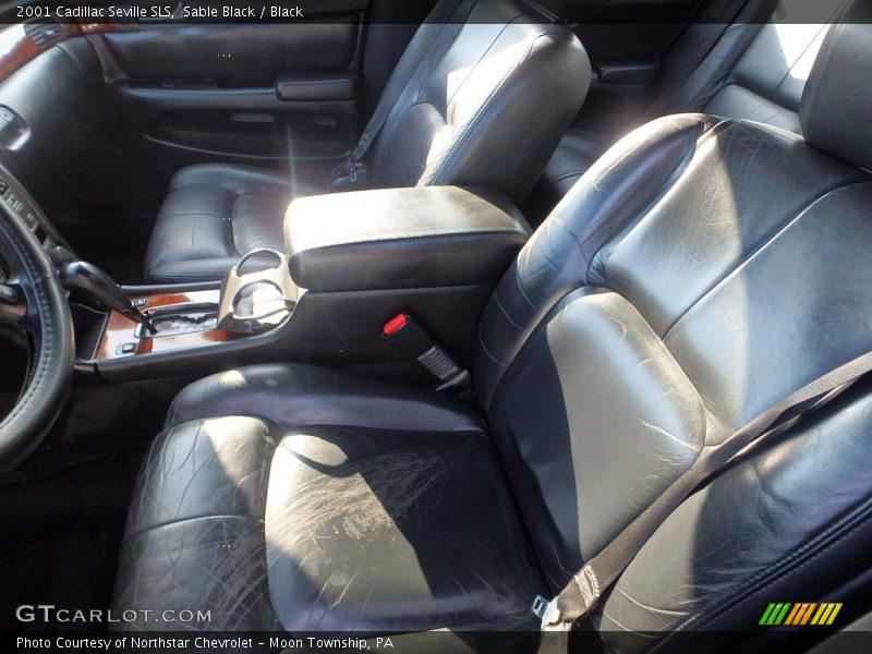 Sable Black / Black 2001 Cadillac Seville SLS
