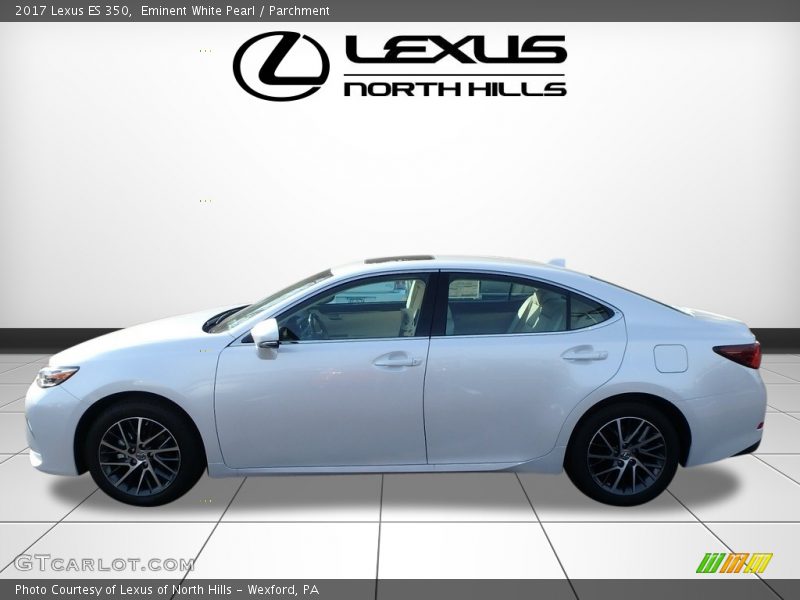 Eminent White Pearl / Parchment 2017 Lexus ES 350