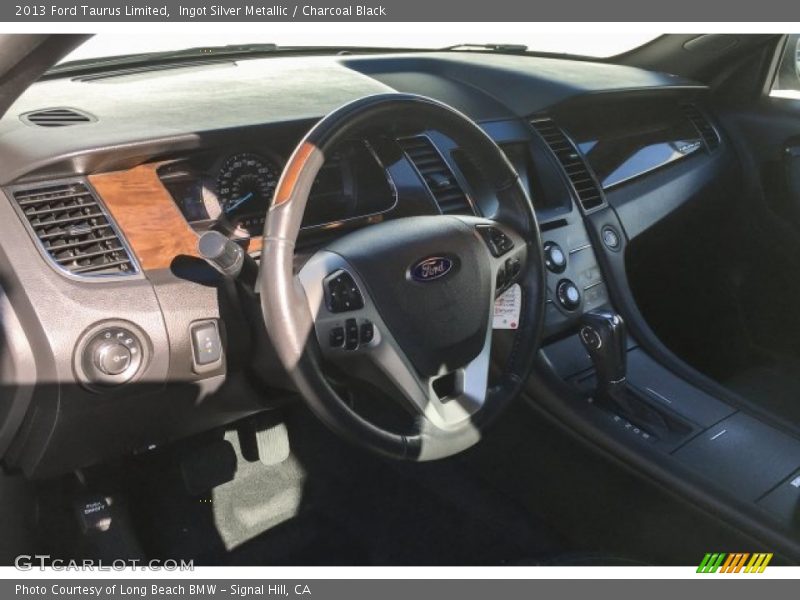 Ingot Silver Metallic / Charcoal Black 2013 Ford Taurus Limited