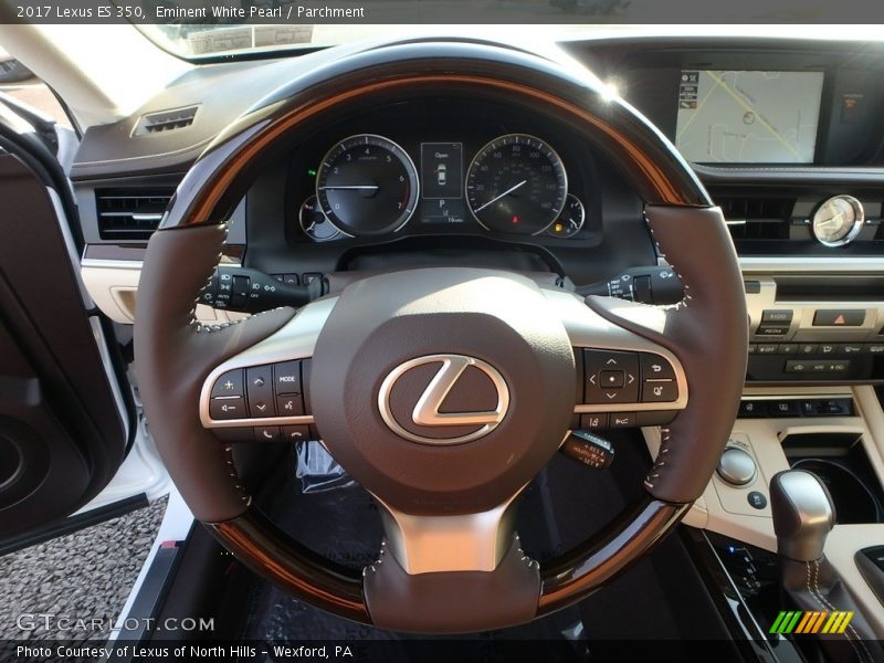 Eminent White Pearl / Parchment 2017 Lexus ES 350