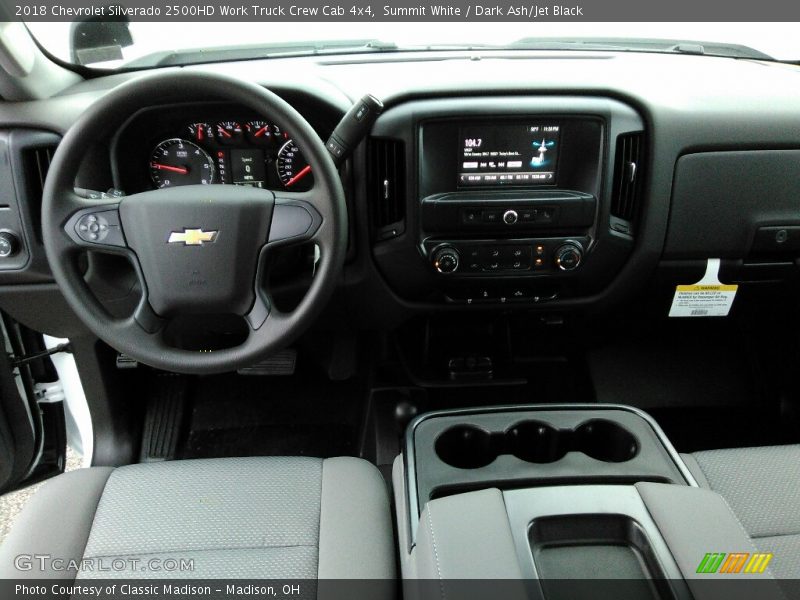 Summit White / Dark Ash/Jet Black 2018 Chevrolet Silverado 2500HD Work Truck Crew Cab 4x4