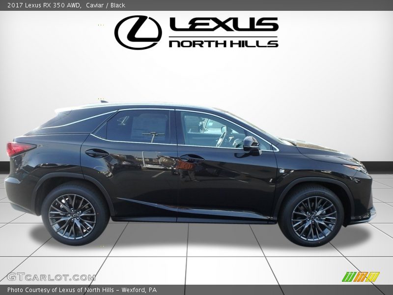 Caviar / Black 2017 Lexus RX 350 AWD
