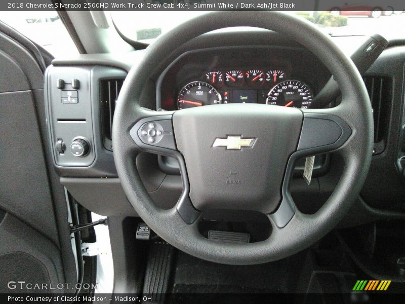 Summit White / Dark Ash/Jet Black 2018 Chevrolet Silverado 2500HD Work Truck Crew Cab 4x4
