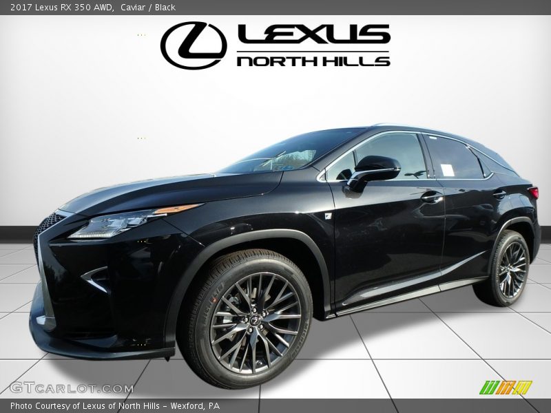 Caviar / Black 2017 Lexus RX 350 AWD