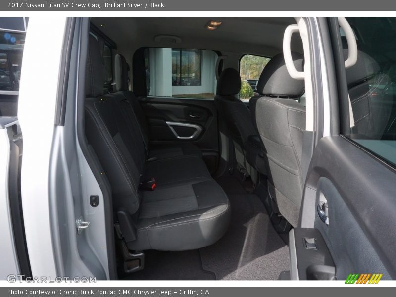 Brilliant Silver / Black 2017 Nissan Titan SV Crew Cab