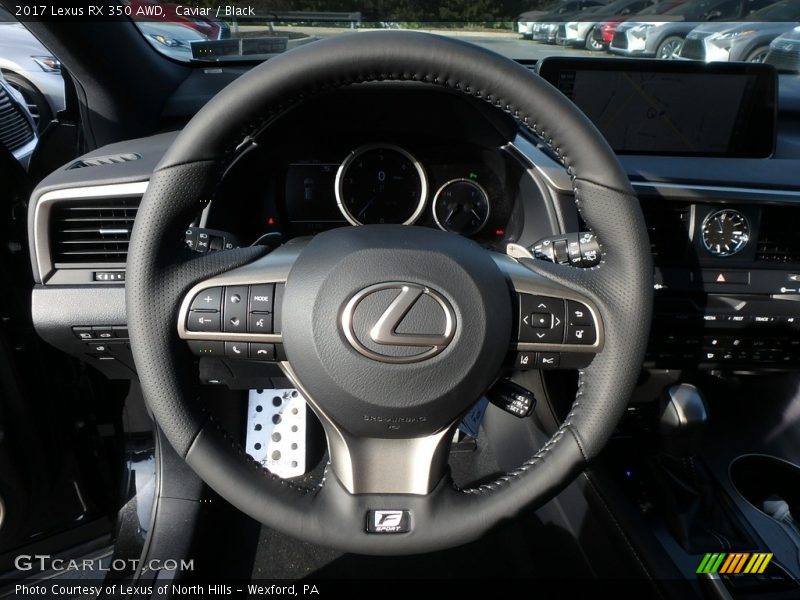 Caviar / Black 2017 Lexus RX 350 AWD