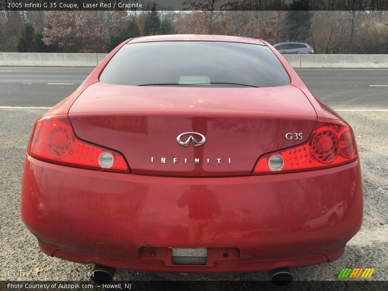 Laser Red / Graphite 2005 Infiniti G 35 Coupe