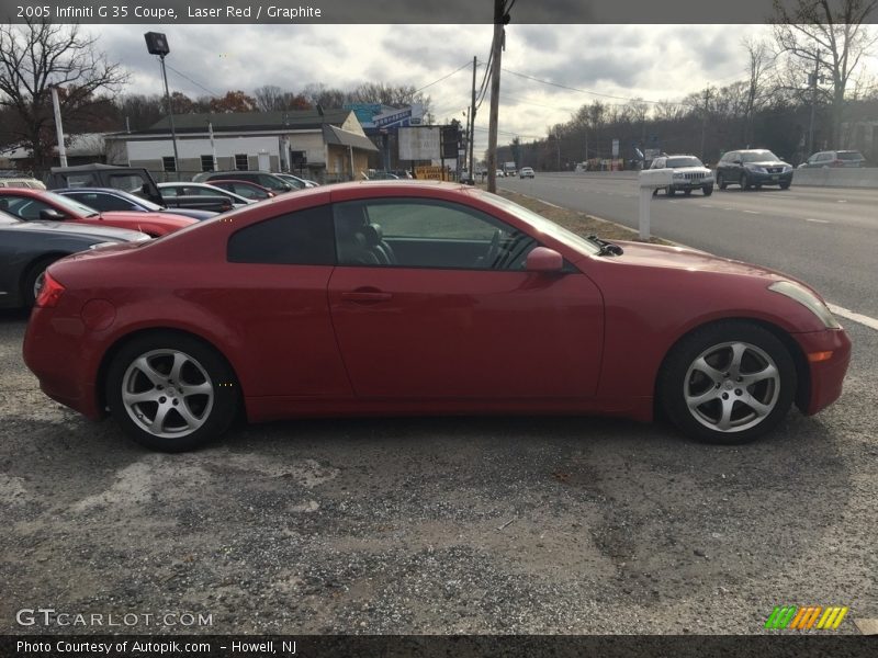 Laser Red / Graphite 2005 Infiniti G 35 Coupe