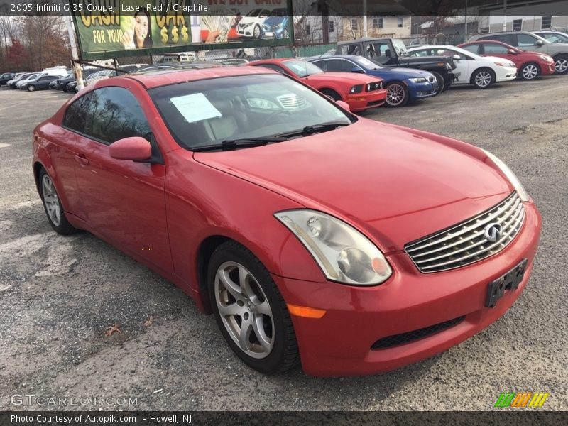 Laser Red / Graphite 2005 Infiniti G 35 Coupe