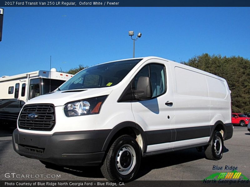 Oxford White / Pewter 2017 Ford Transit Van 250 LR Regular