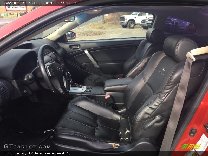 Laser Red / Graphite 2005 Infiniti G 35 Coupe