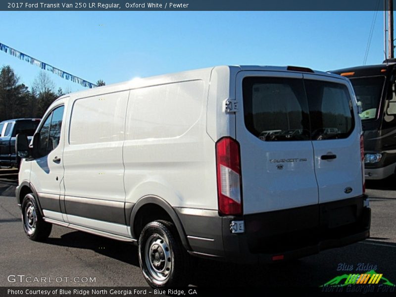 Oxford White / Pewter 2017 Ford Transit Van 250 LR Regular