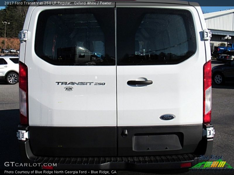 Oxford White / Pewter 2017 Ford Transit Van 250 LR Regular