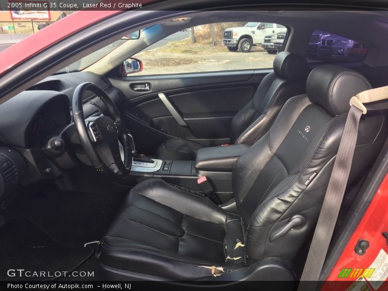 Laser Red / Graphite 2005 Infiniti G 35 Coupe
