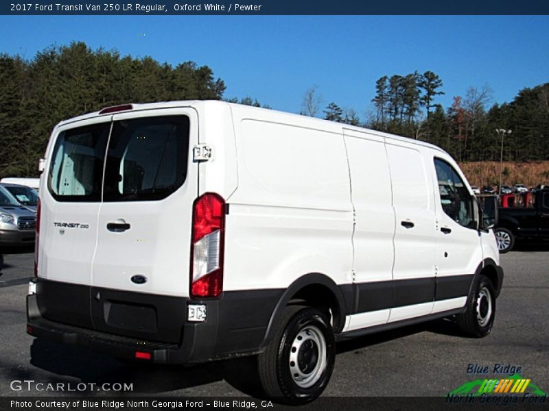 Oxford White / Pewter 2017 Ford Transit Van 250 LR Regular