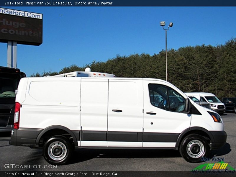 Oxford White / Pewter 2017 Ford Transit Van 250 LR Regular