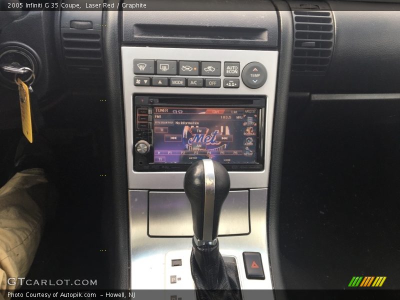 Laser Red / Graphite 2005 Infiniti G 35 Coupe
