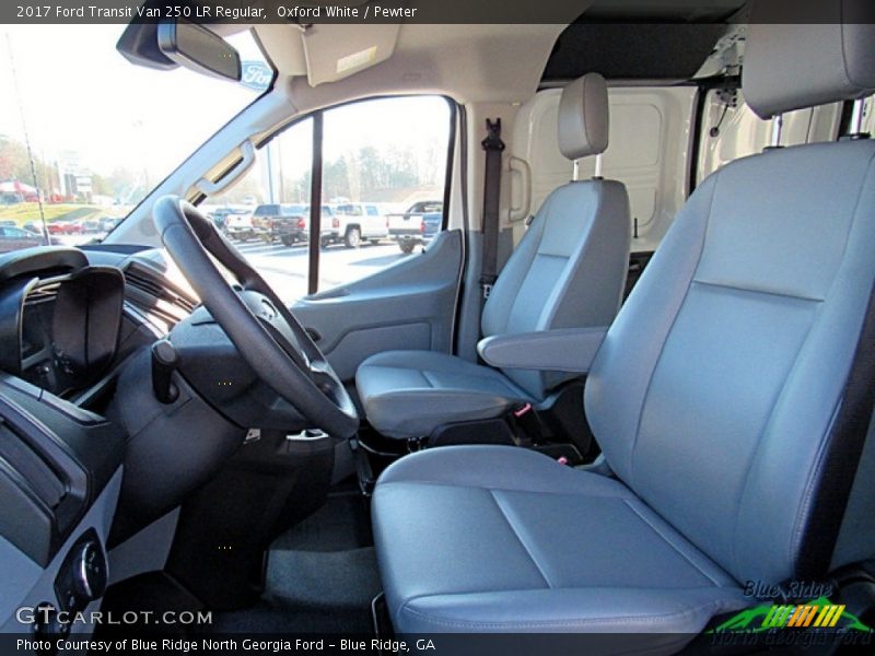 Oxford White / Pewter 2017 Ford Transit Van 250 LR Regular