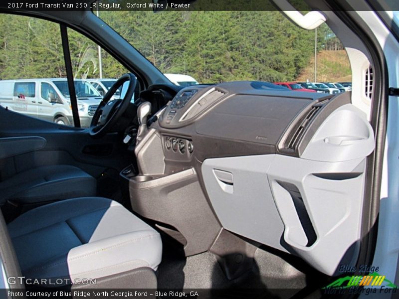 Oxford White / Pewter 2017 Ford Transit Van 250 LR Regular