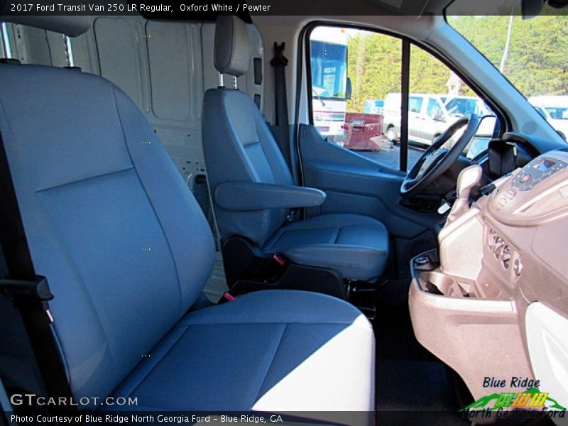 Oxford White / Pewter 2017 Ford Transit Van 250 LR Regular