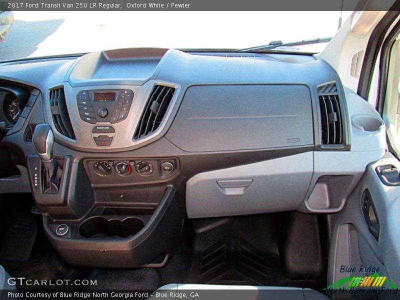 Oxford White / Pewter 2017 Ford Transit Van 250 LR Regular