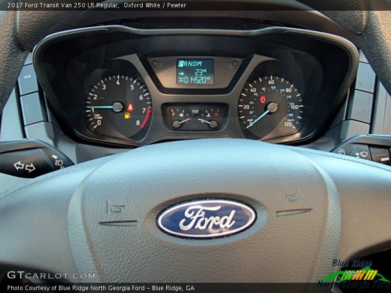 Oxford White / Pewter 2017 Ford Transit Van 250 LR Regular