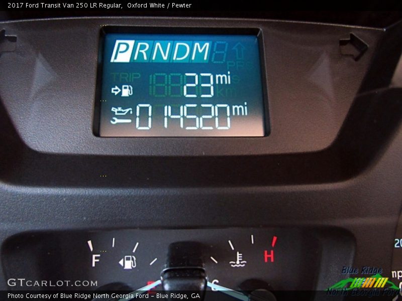 Oxford White / Pewter 2017 Ford Transit Van 250 LR Regular