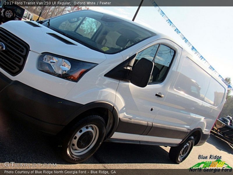 Oxford White / Pewter 2017 Ford Transit Van 250 LR Regular