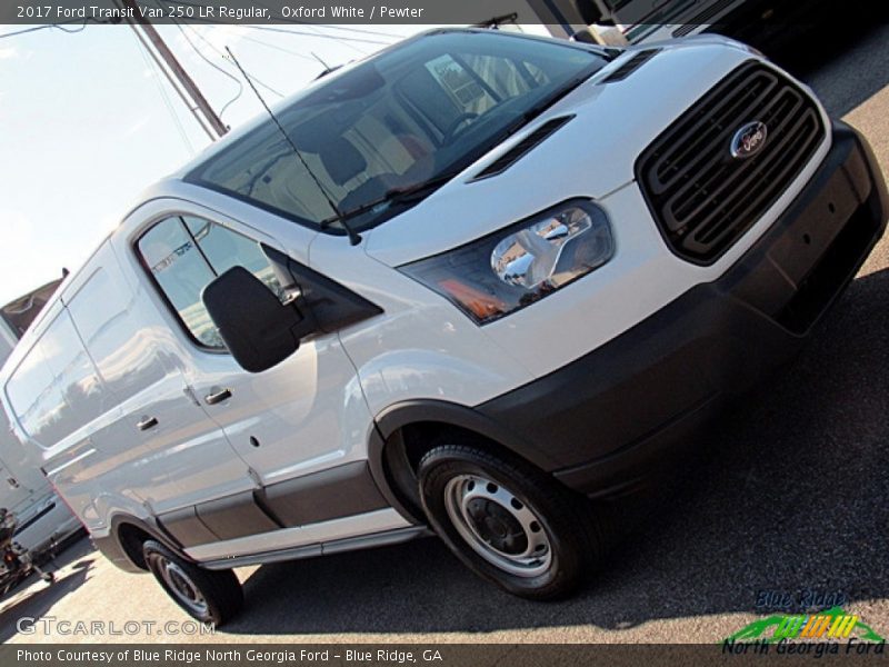 Oxford White / Pewter 2017 Ford Transit Van 250 LR Regular