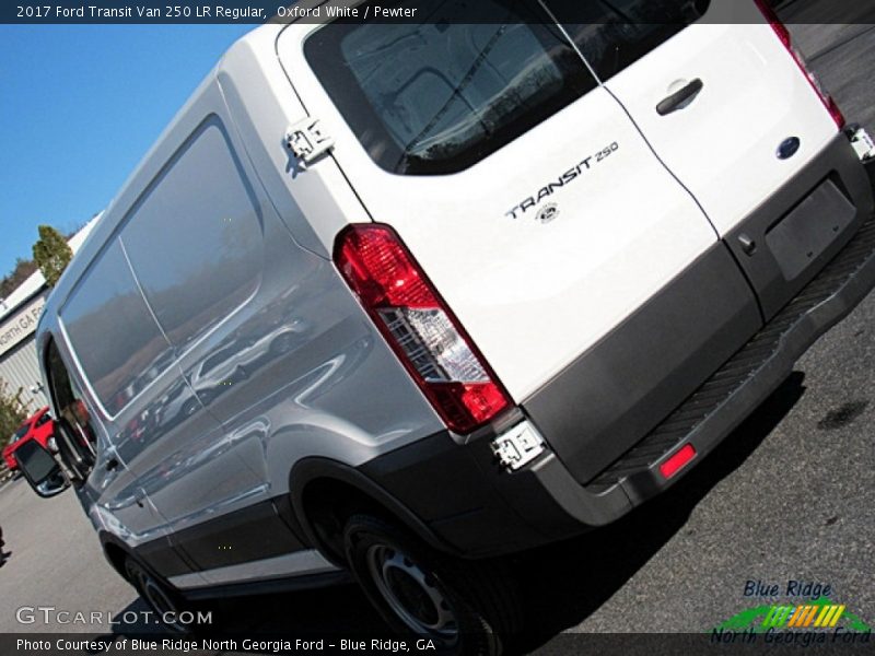 Oxford White / Pewter 2017 Ford Transit Van 250 LR Regular