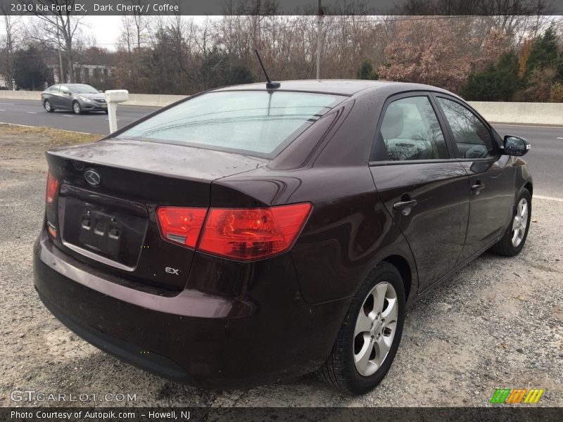 Dark Cherry / Coffee 2010 Kia Forte EX