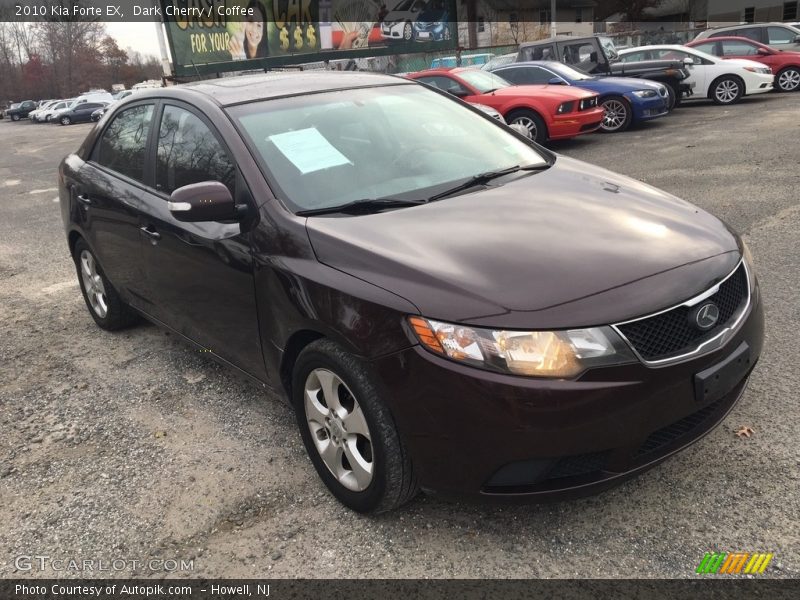 Dark Cherry / Coffee 2010 Kia Forte EX